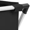 vidaXL 2-Section Laundry Sorter Black