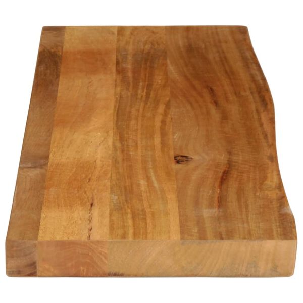 vidaXL Table Top Live Edge 100x30x2.5 cm Solid Wood Mango