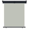 vidaXL Balcony Side Awning 145x250 cm Grey