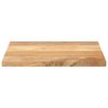 vidaXL Table Top 60x50x3.8 cm Rectangular Solid Wood Mango
