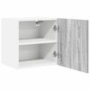 vidaXL Hanging Cabinet with Door Grey Sonoma and White 40 x 31 x 40 cm