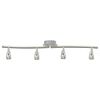 vidaXL Ceiling Spotlight Matt nickel 58.5 x 15 x 12 cm Steel