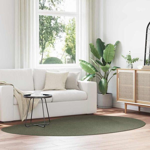 vidaXL Area Rugs HUARTE Forest green 160 x 230 cm Polyester