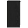 vidaXL Shoe Cabinet Black Oak 29.5 x 35 x 70 cm Engineered Wood