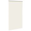 vidaXL Roller Blind Blackout Off White 130x230 cm Fabric Width 126.6 cm Polyester