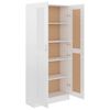 vidaXL Book Cabinet High Gloss White 82.5x30.5x185.5 cm Engineered Wood