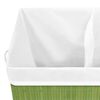 vidaXL Bamboo Laundry Basket Green 100 L