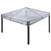 vidaXL Gazebo Cover Replacement Transparent 300 x 300 x 26 cm PVC