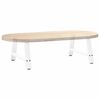 vidaXL Coffee Table Legs A-Shaped 2 pcs White&nbsp;60x(30-31) cm Steel