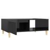 vidaXL Coffee Table High Gloss Black 90x60x35 cm Engineered Wood