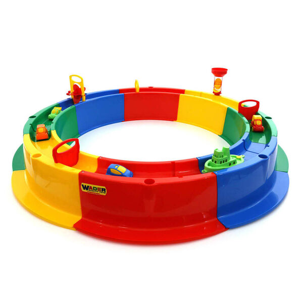 Polesie Wader Sandpit with Watertrack 136x136x18 cm 1450533