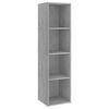 vidaXL TV Cabinets 2 pcs Concrete Grey 142.5x35x36.5 cm Engineered Wood