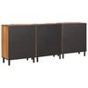 vidaXL Sideboard Acacia Brown Finish Solid Mango Wood