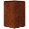 vidaXL Planter Rusty 40x40x45 cm Corten Steel