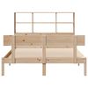 vidaXL Bookcase Bed without Mattress 140x200 cm Solid Wood Pine