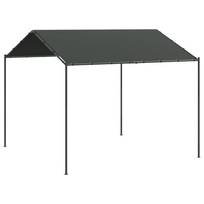 vidaXL Canopy Tent Anthracite 4x4 m Steel and Fabric