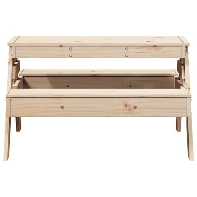vidaXL Picnic Table for Kids 88x97x52 cm Solid Wood Pine