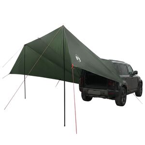 vidaXL Vehicle Awning with Roof Army green 518 x 580 x 215 cm