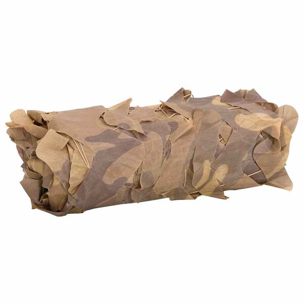 vidaXL Camouflage Net with Storage Bag 519x142 cm Sand