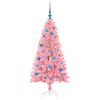 vidaXL Christmas Tree with 150 LEDs with Stand Pink 150 cm PVC