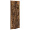 vidaXL Wall-Mounted Coat Rack Wall-mounted Smoked Oak 30 x 1.5 x 80 cm