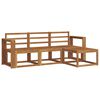 vidaXL Outdoor Sofa Set 4 pcs Natural