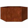 vidaXL Planter Rusty 90x90x45 cm Corten Steel