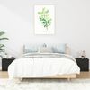 vidaXL Bedside Cabinets 2 pcs Black 40x39x40 cm