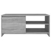 vidaXL Coffee Table Grey Sonoma 102x50x45 cm Engineered Wood