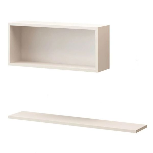 Homemania Wall Shelf Set Felicita 45x18x30 cm White