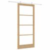 vidaXL Sliding Door ORKDAL Natural 93 x 211 cm