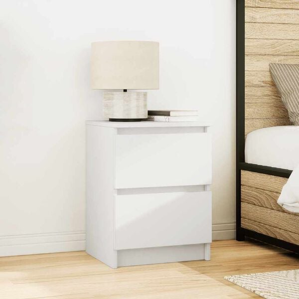 vidaXL TV Cabinet White 40x35x54 cm Engineered Wood