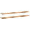 vidaXL Floating Shelves 2 pcs 120x20x2 cm Oil Finished Solid Wood Acacia