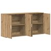 vidaXL Sideboard 2 pcs Artisan Oak 79 x 38 x 80 cm Engineered Wood
