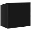 vidaXL Swing Bench Cover | Black | Polyethylene, Aluminium | 135x105x175 cm