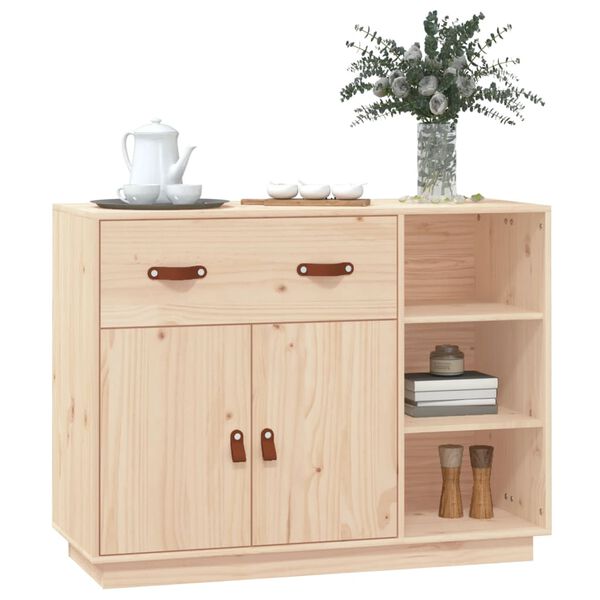 vidaXL Sideboard 98.5x40x75 cm Solid Wood Pine