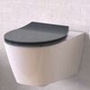 SCH&Uuml;TTE Duroplast Toilet Seat with Soft-Close SLIM ANTHRAZIT Anthracite