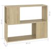 vidaXL TV Cabinet Sonoma Oak 80x24x63 cm Engineered Wood