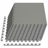 vidaXL Floor Mats 12 pcs Grey 4.32 m&sup2; EVA Foam