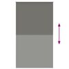 vidaXL Roller Blind Blackout Grey 140x210 cm Fabric Width 136.6 cm Polyester