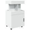 vidaXL Bar Cart White 50x41x89 cm Engineered Wood
