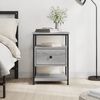 vidaXL Bedside Cabinet Grey Sonoma 40x42x56 cm Engineered Wood
