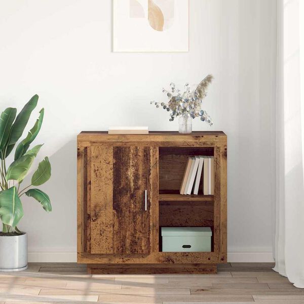 vidaXL Sideboard Old Wood 80 x 40 x 75 cm Engineered Wood