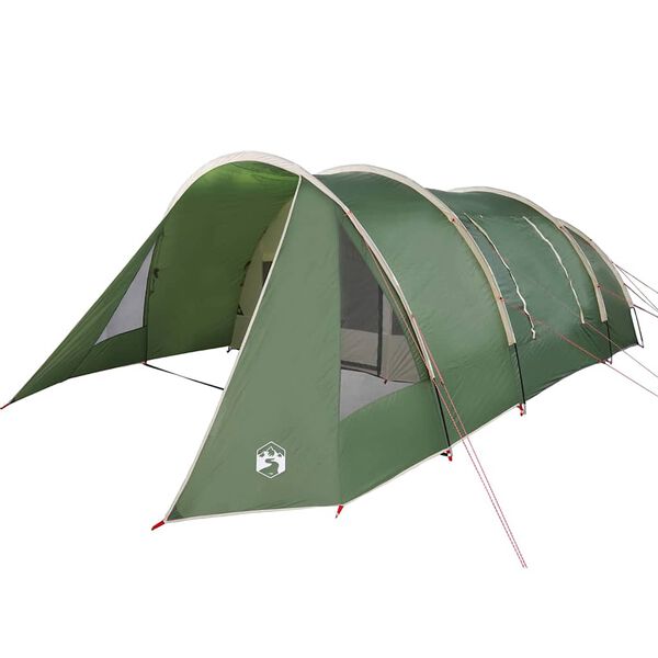 vidaXL Tunnel Tent with Roof Green and White 805 x 405 x 211 cm