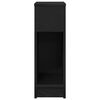 vidaXL Bedside Cabinets with Drawer 2 pcs Black Oak 20x36x60 cm