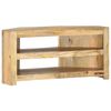 vidaXL Corner TV Cabinet 90x45x45 cm Solid Mango Wood