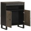 vidaXL Sideboard Black 60x33x75 cm Solid Wood Mango