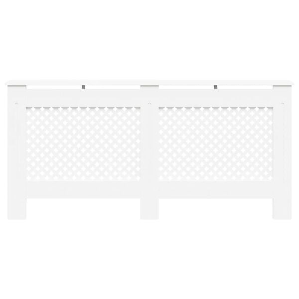 vidaXL Radiator Cover White 172x19x81.5 cm MDF