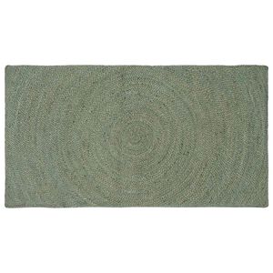 vidaXL Area Rugs Olive Green 100 x 200 cm Jute