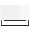 vidaXL Coffee Table High Gloss White 60x50x36.5 cm Engineered Wood